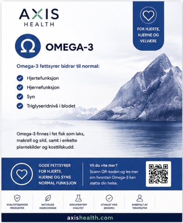 AXIS Health informasjonskort – AXIS Omega-3